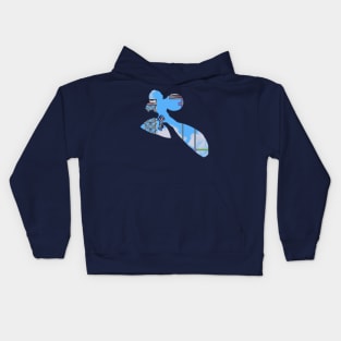 Mega Man X - background cutout v.4 Kids Hoodie